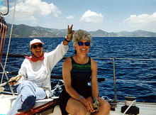 (Capt. Pat & Gayle, BVI Spring Regatta)